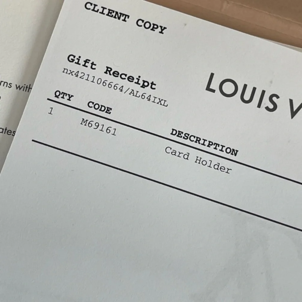 AUTHENTIC LOUIS VUITTON REVERSE CARD HOLDER‎